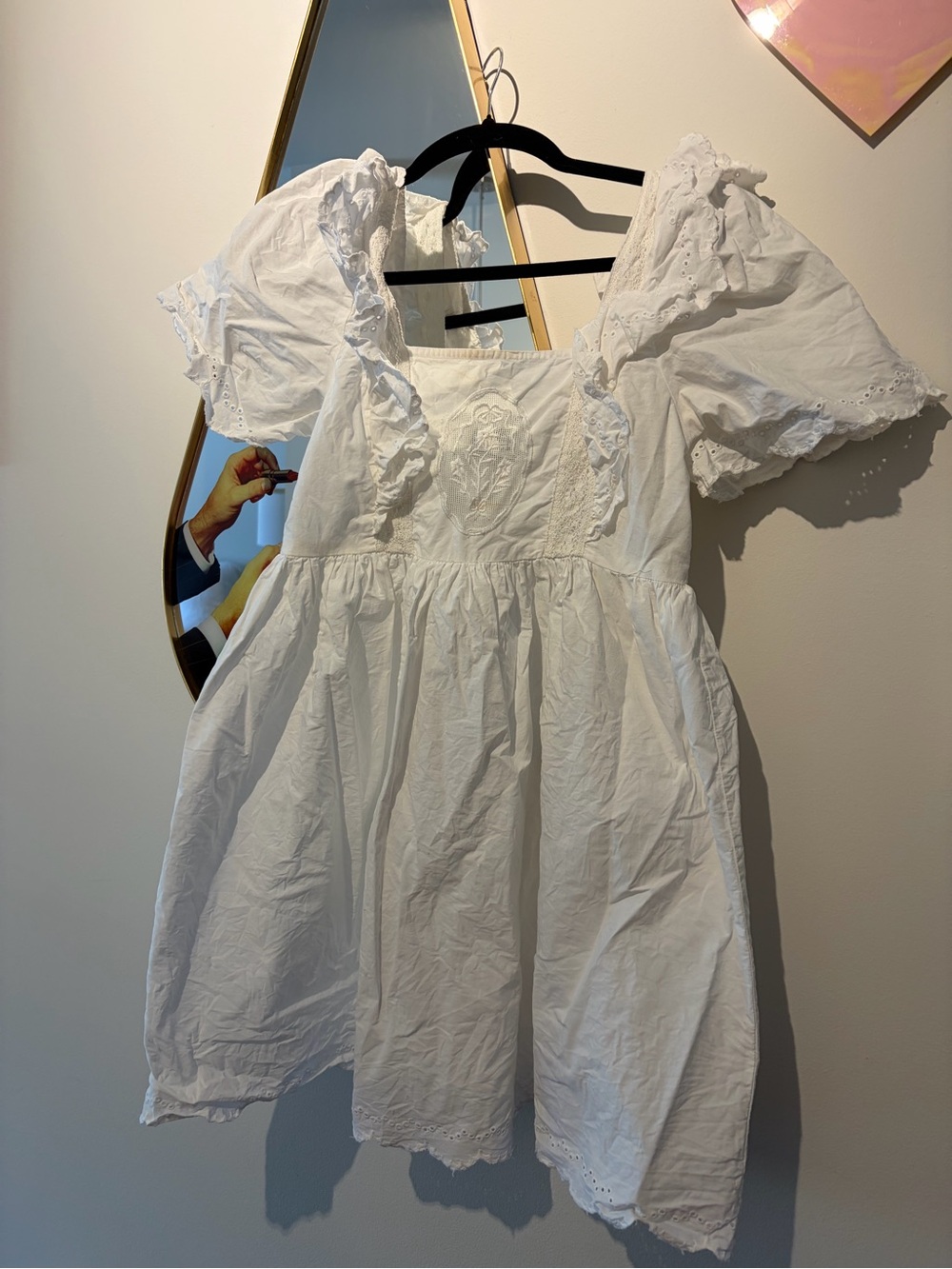Reclaimed Vintage White Babydoll Dress